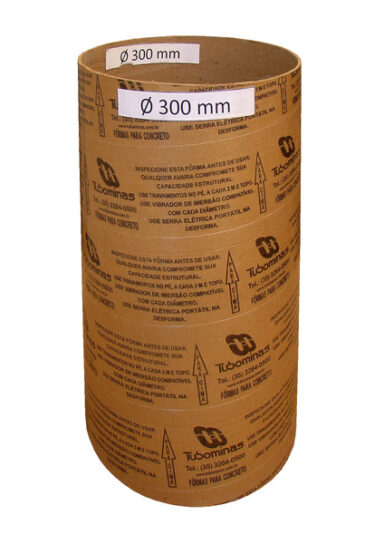 Fôrma de Papelão 300mmx3m Tubominas